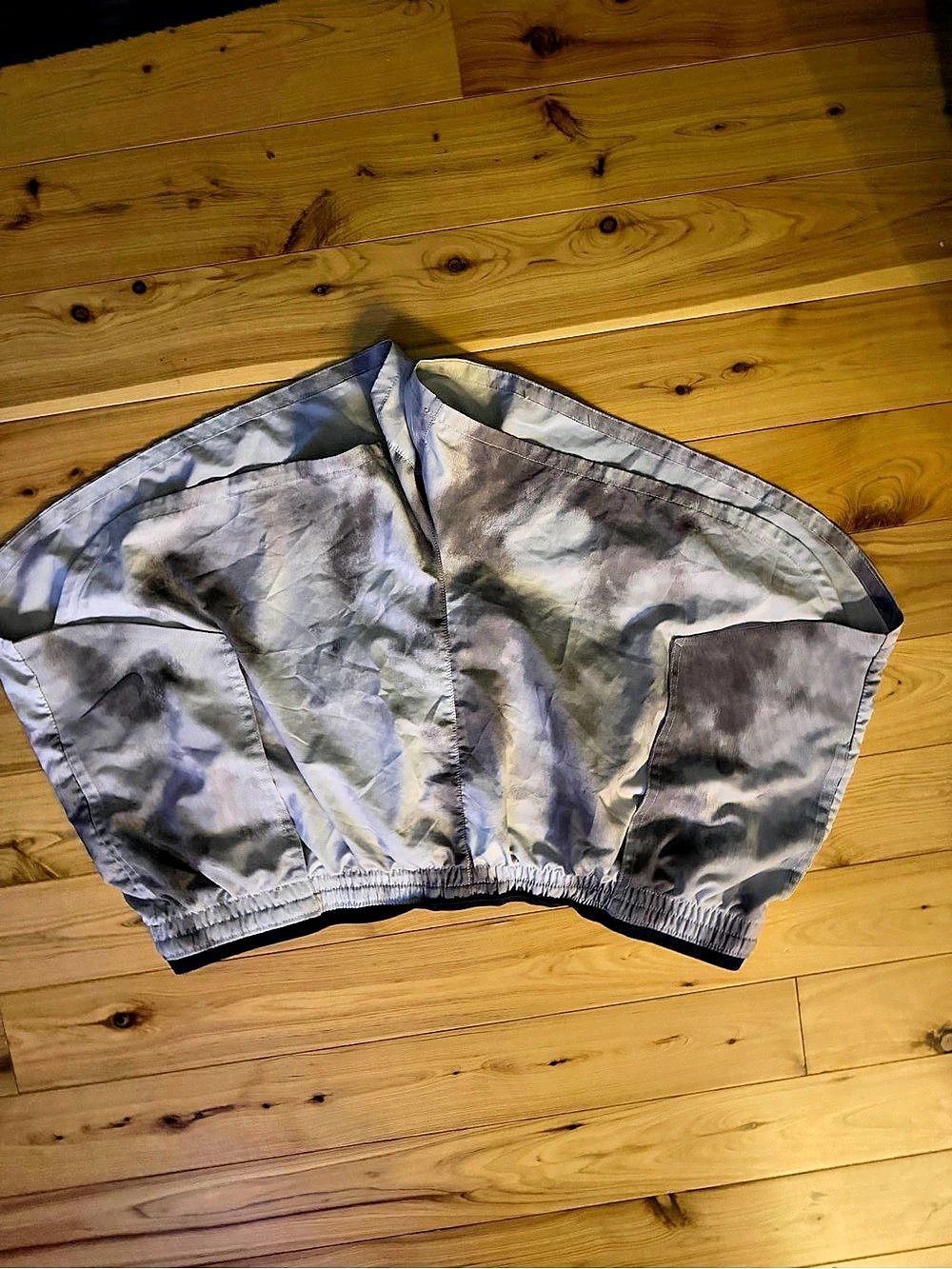 Nike Dri-FIT Tie-Dye Tempo Running Shorts Gray